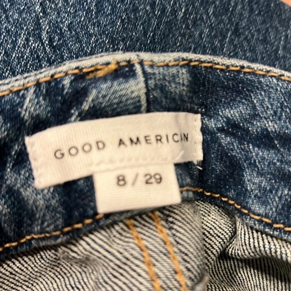 Good American Good Classic Slim Straight Jeans Size 8/29 NWT - Picture 8 of 16